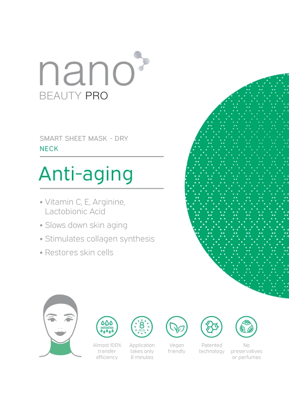 Anti-aging neck mask nanoBeauty